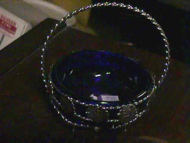 Blue dish