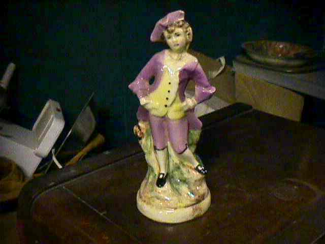 Purple lady Figurine